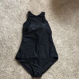 Black One Piece Bathing Suit